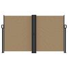 vidaXL Retractable Side Awning Taupe 140x1000 cm
