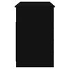 vidaXL Desk with Drawers Black 102x50x76 cm Engineered Wood
