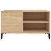 vidaXL Record Cabinet Sonoma Oak 84.5x38x48 cm Engineered Wood