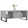 vidaXL Coffee Table Concrete Grey 90x50x36.5 cm Engineered Wood