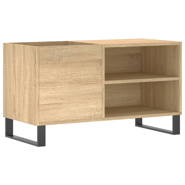 vidaXL Record Cabinet Sonoma Oak 85x38x48 cm Engineered Wood