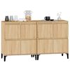 vidaXL Sideboards 2 pcs Sonoma Oak 60x35x70 cm Engineered Wood