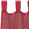 vidaXL Voile Curtains with Loops 2 pcs Wine Red 140x245 cm