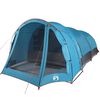 vidaXL Family Tent Tunnel 8-Person Blue Waterproof