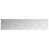 vidaXL Stair Tread Rectangular 4 pcs Silver 90 x 20 cm Aluminium