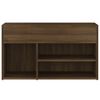 vidaXL Shoe Bench Brown Oak 80x30x45 cm Engineered Wood