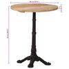 vidaXL Bistro Table Ø60x76 cm Rough Mango Wood