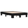 vidaXL Bed Frame without Mattress Black 135x190 cm Double
