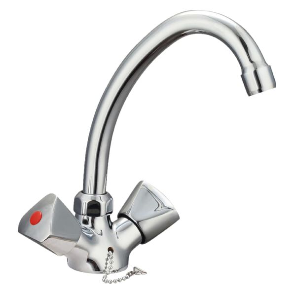 SCH&Uuml;TTE 2-Handle basin mixer SAVINO Chrome