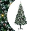 vidaXL Artificial Christmas Tree with 300 LEDs with Stand Green 240 cm