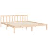 vidaXL Bed Frame without Mattress Solid Wood Pine