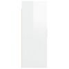 vidaXL Hanging Wall Cabinet High Gloss White 69.5x34x90 cm