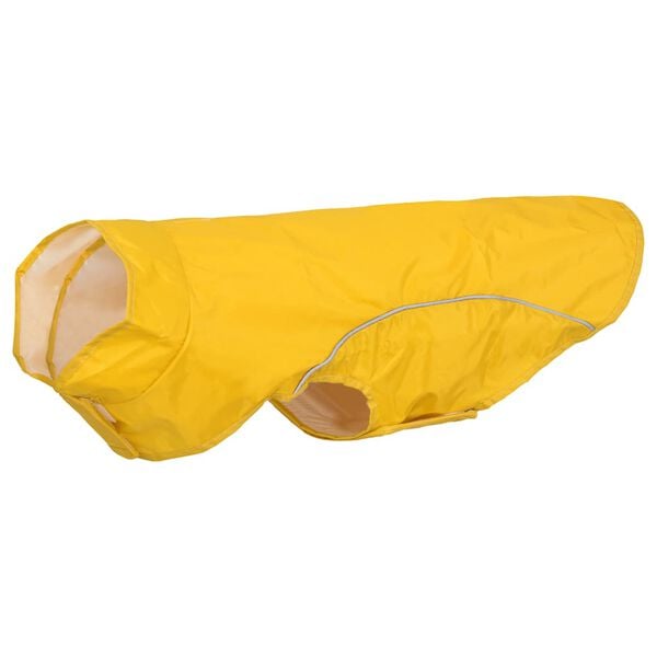vidaXL Dog Raincoat with Reflective Strips Polyester Yellow L