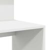 vidaXL Desk with Shelf White 90 x 48 x 101.5 cm Engineered Wood