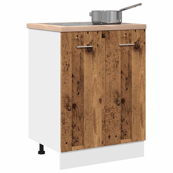 vidaXL Bottom Cabinet Lyon Old Wood 60x46x81.5 cm Engineered Wood
