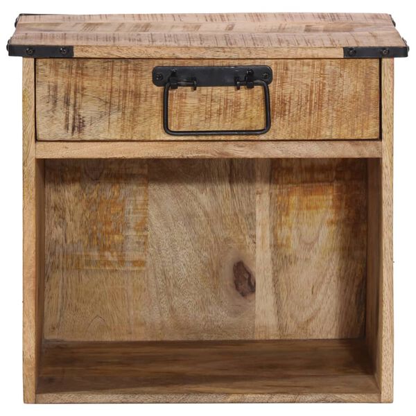 vidaXL Bedside Cabinet 40x30x37 cm Solid Wood Mango