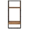 vidaXL Wall Shelf Set 6 pcs Old Wood 100 x 25 x 30 cm Engineered Wood