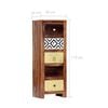 vidaXL Side Cabinet 40x30x110 cm Solid Acacia Wood