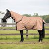 vidaXL Horse Blanket Cappuccino 95 cm Polyester