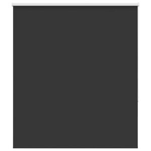 vidaXL Roller Blind Blackout Black 135x175 cm Fabric Width 131.6 cm Polyester