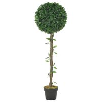 vidaXL Artificial Plant Bay Tree with Pot Green 130 cm