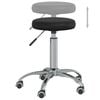 vidaXL Office Swivel Chair Black Faux Leather