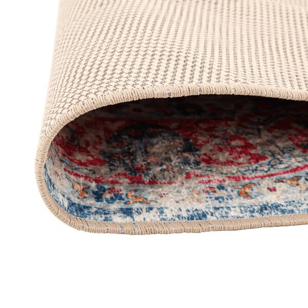 vidaXL Rug Washable Multicolour &Oslash; 120 cm
