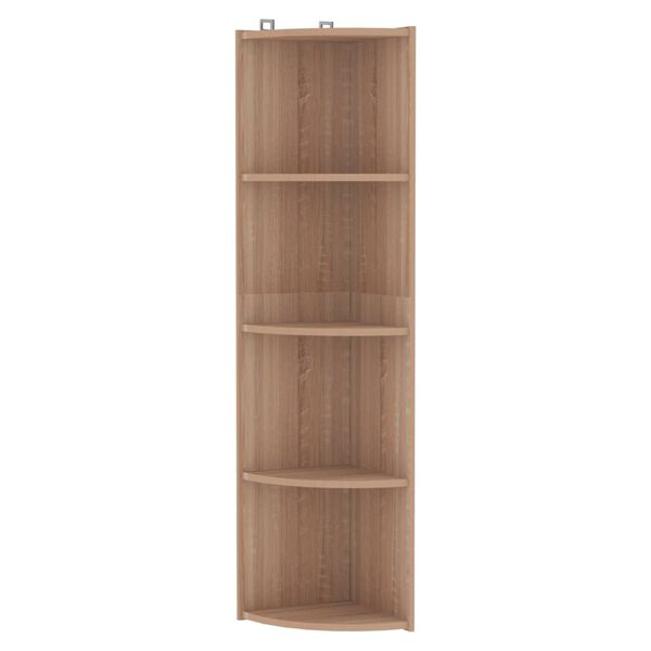 vidaXL Standing Corner Shelf Sonoma Oak 40x41.5x180 cm Engineered Wood