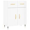 vidaXL Sideboard High Gloss White 69,5x34x90 cm Engineered Wood