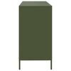 vidaXL Sideboard Olive Green 135x39x73.5 cm Cold-rolled Steel