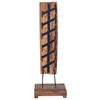 vidaXL Wine Rack for 6 Bottles 35x35x100 cm Solid Teak Wood