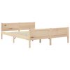 vidaXL Bed Frame without Mattress Solid Pinewood 120x200 cm