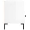 vidaXL Bedside Cabinets 2 pcs High Gloss White 40x35x47.5 cm Engineered Wood