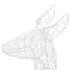 vidaXL Acrylic Reindeer Family Christmas Decoration 160 LED Blue