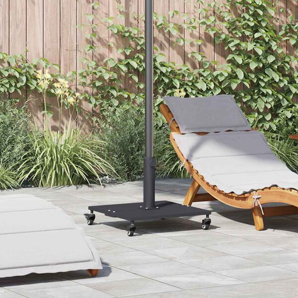 vidaXL Parasol Base Dark Grey 45 x 45 x 31.5 cm