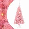 vidaXL Christmas Tree with 150 LEDs with Stand Pink 120 cm PVC