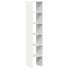 vidaXL Bookcases 2 pcs Stackable White 30x30x80 cm Engineered Wood
