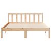 vidaXL Extra Long Bed Frame without Mattress 160x220 cm Solid Wood Pine