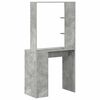vidaXL Desk Concrete grey 78.5 x 37 x 154.5 cm Engineered wood