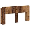 vidaXL Headboard Cabinet with Storage Old Wood Engineered Wood