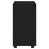 vidaXL Bathroom Cabinet Set with Storage TULUM Black 60 x 34 x 63 cm