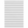 vidaXL Zebra Blind Light Grey 165x230 cm Fabric Width 160.9 cm Polyester