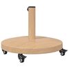 vidaXL Parasol Base Light Wood 48 x 48 x 32 cm