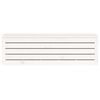 vidaXL Storage Box White 109x36.5x33 cm Solid Wood Pine