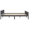 vidaXL Bed Frame without Mattress Solid Pinewood Grey 140x200 cm