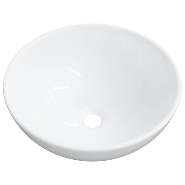 vidaXL Wash Basin White 28x28x10 cm Ceramic