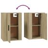 vidaXL 3 Piece TV Cabinet Set Sonoma Oak Engineered Wood