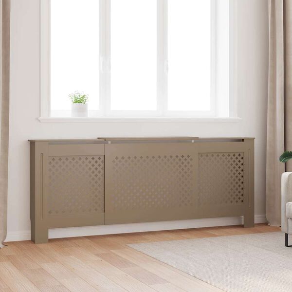 vidaXL MDF Radiator Cover 205 cm