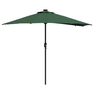vidaXL Garden Parasol Green 294 x 150 x 223 cm Polyester and Steel