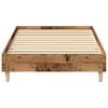vidaXL Bed Frame No Mattress Old Wood 90x190 cm Single Engineered Wood